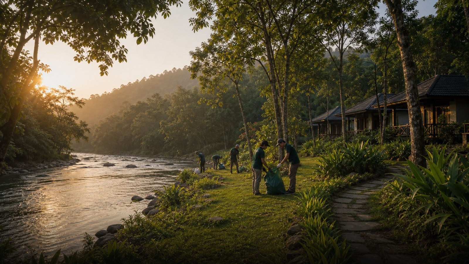 Dandeli forest and community landscape.